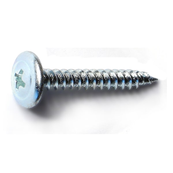 Buildright Sheet Metal Screw, #8 x 1-1/4 in, Zinc Plated Steel Truss Head Phillips Drive, 170 PK 08820 - main